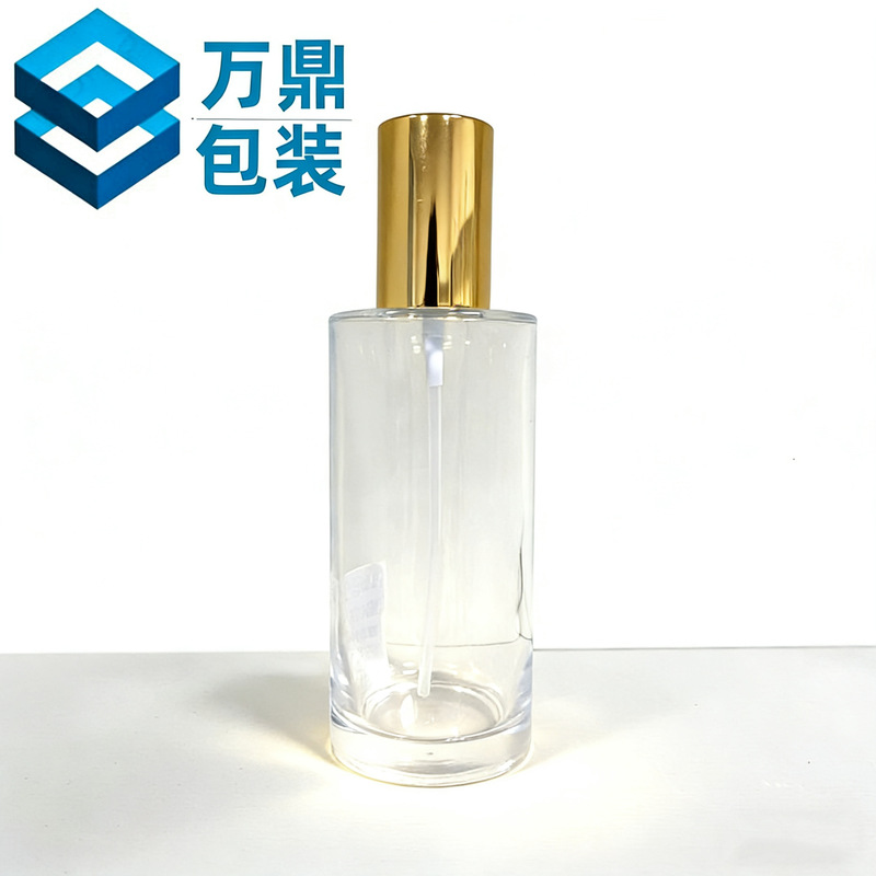 Manufacturer's In-Stock 200ml Glass Spray Bottle with Anodized Aluminum Cap, Fine Mist Cosmetic Water Dispensing Bottle, Wholesale Packaging Bottles