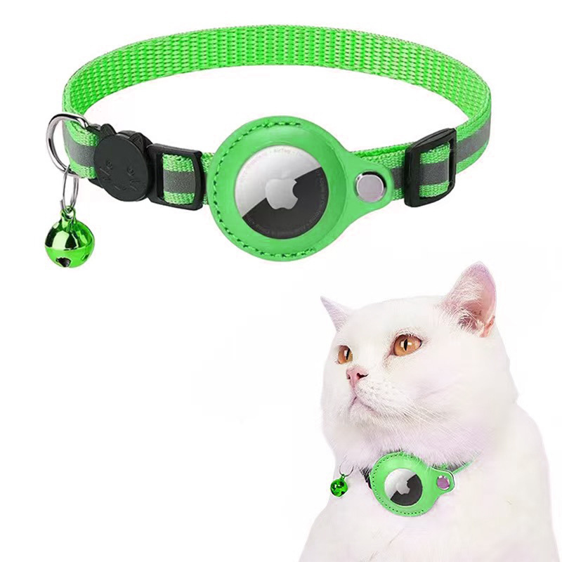 紛失防止猫首輪 Apple エアタグトラッカー猫首輪アクセサリーシリコンカバーペット位置決め首輪|undefined
