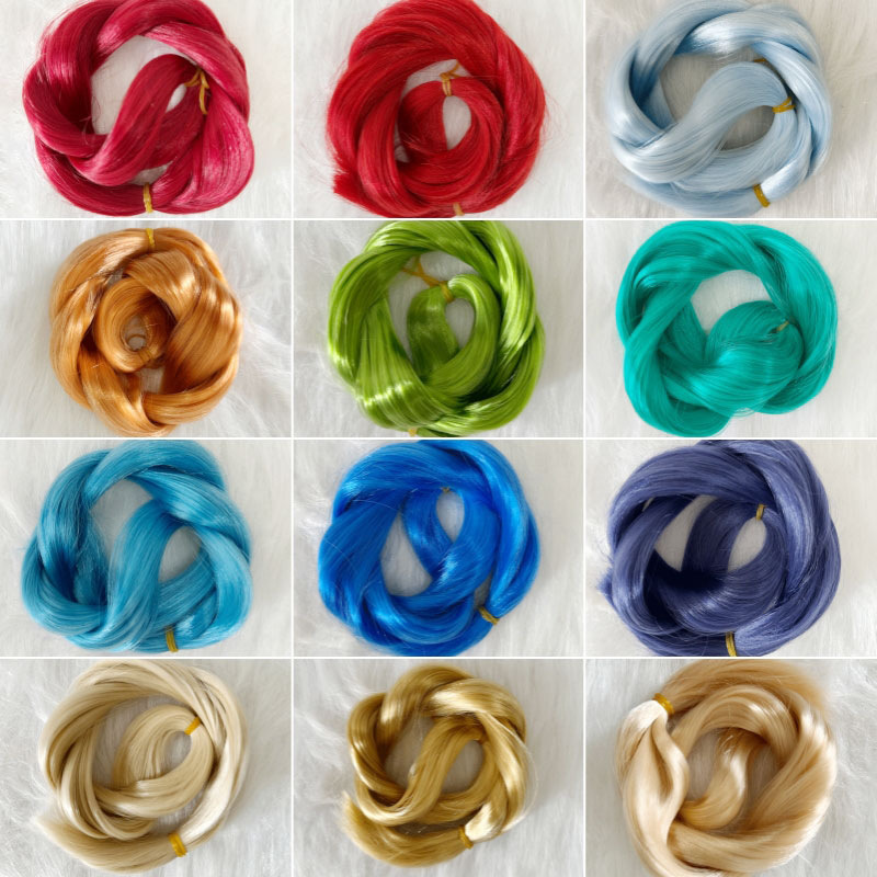 Yale Bjd/Sd Cotton Doll Milk Silk Hair Bundle Plant Hair Replacement Imitation Mohair Hair Diy80Cm