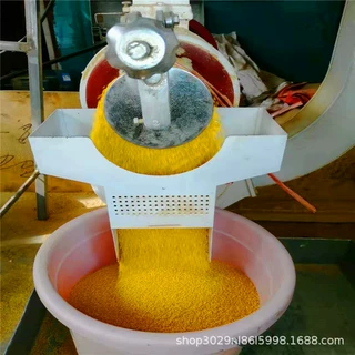 水稻小米脱壳去皮碾米机双风道稻谷抛光去皮碾米机谷壳分离碾米机