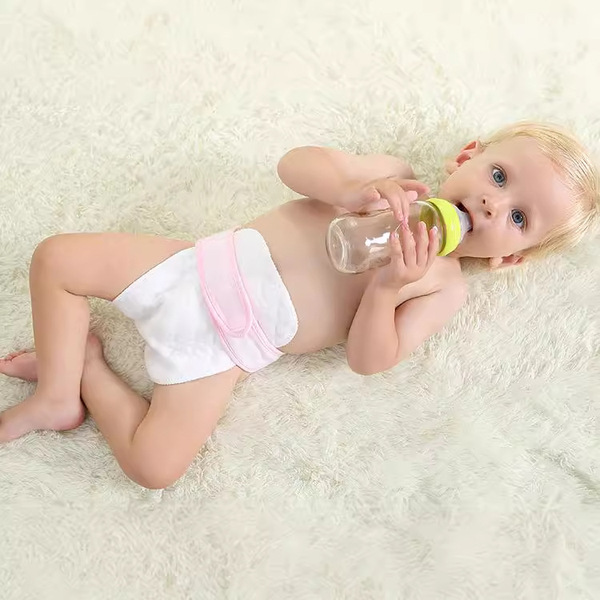 white quilted children's diaper for new born for baby