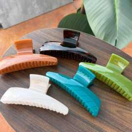 新款锤子加大号蝴蝶扣约13.5cm发饰高级感发夹气质款抓夹鲨鱼夹
