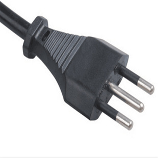 Three-core VDE certification with 10A Swiss plug wire Swiss gauge left and right elbow product tail power cord factory processing