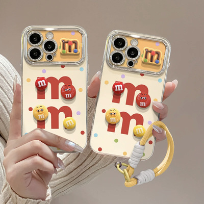m豆苹果16Pro手机壳iPhone15可爱13/12x套xsxr女promax全包
