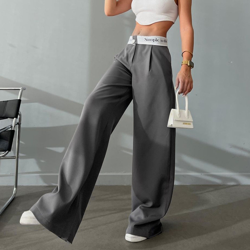 Women's Daily Simple Style Classic Style Solid Color Full Length Pleated Casual Pants display picture 7