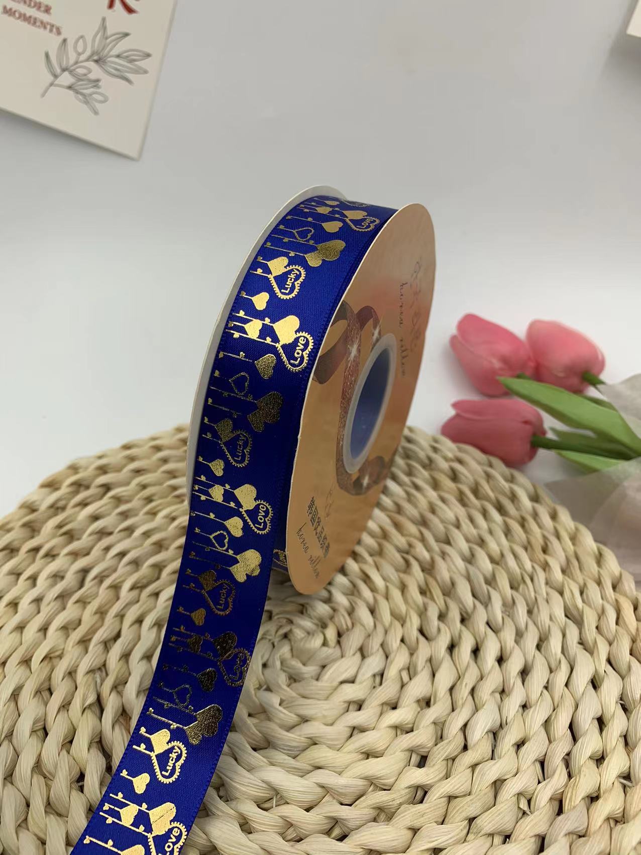 2023 nuevo amor bar bandeja hecha a mano cinta amor Meteor regalo caja embalaje cinta al por mayor