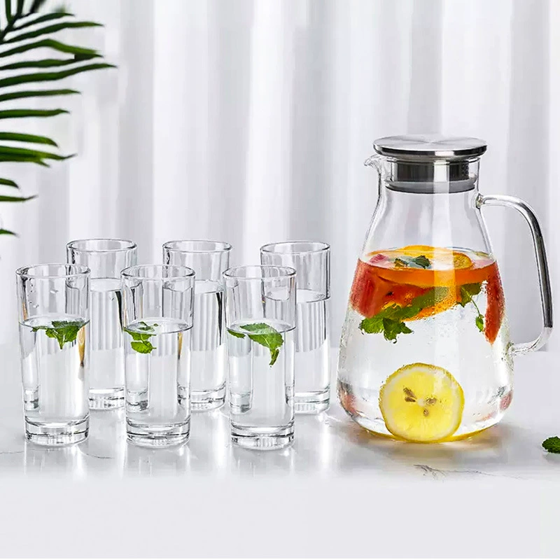Glass teapot, explosion-proof capacious set