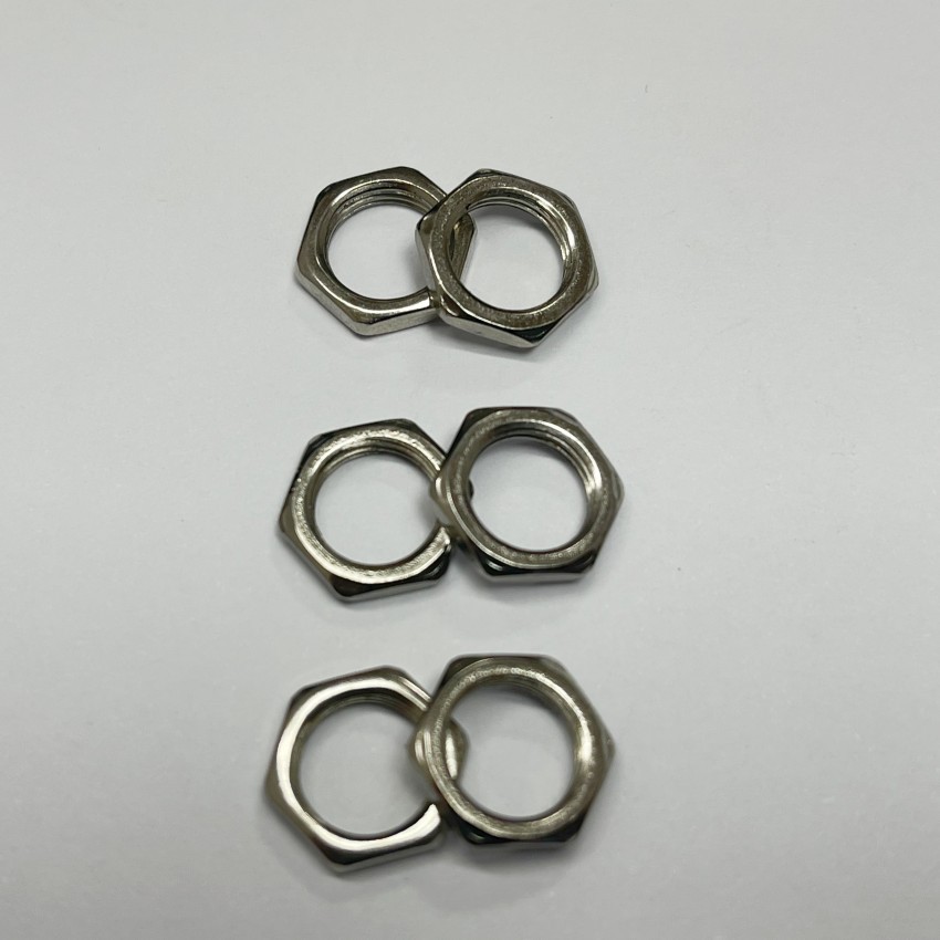 厂家产销细牙薄螺母开关线束接头用六角细牙螺母M9-P0.75*12*2.4