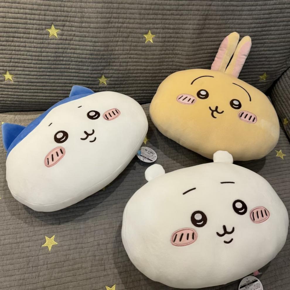 Cartoon Cute Ji Yi Plush Car Headrest Neck Pillow Seat Cushion Lumbar Support Car Interior Decoration
