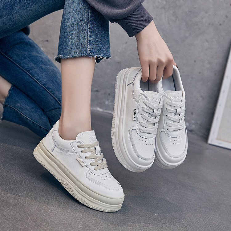 Scarpe running donna casual con suola alta stile coreano_voghion.com