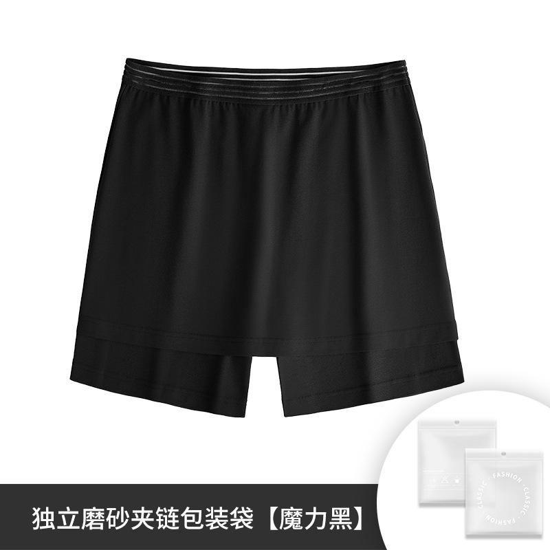 60 pantalones de seguridad delgados de primavera y verano para mujeres Área de triángulo de bloqueo de doble capa compartimento anti-exposición Levantamiento de cadera pantalones de seguridad de fondo