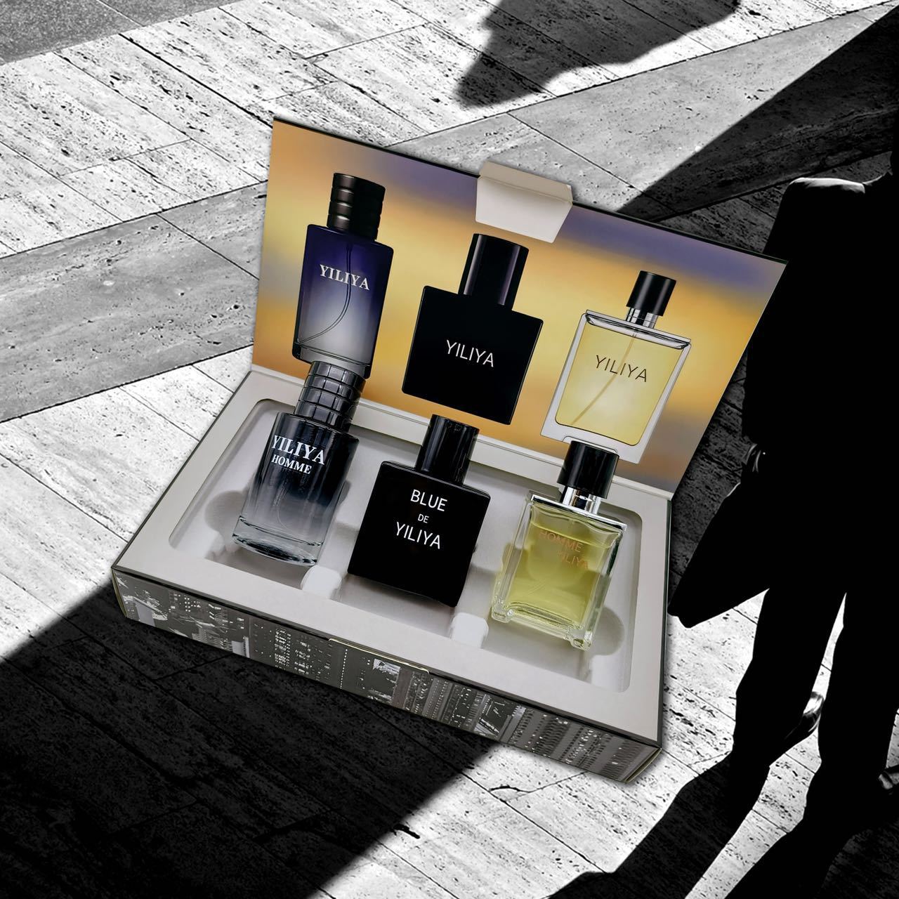 Conjunto de perfumes transfronterizos para hombres y mujeres fragancia persistente fresca y barata para hombres colón Vietnam caja de regalo de perfumes al por mayor