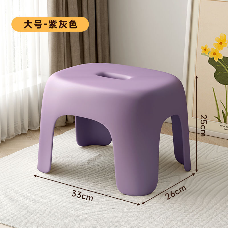Taburetes caseros taburetes de jardín de infantes niños taburetes de plástico grueso taburetes de baño antideslizantes taburetes de salón cambiadores de zapatos pequeños bancos