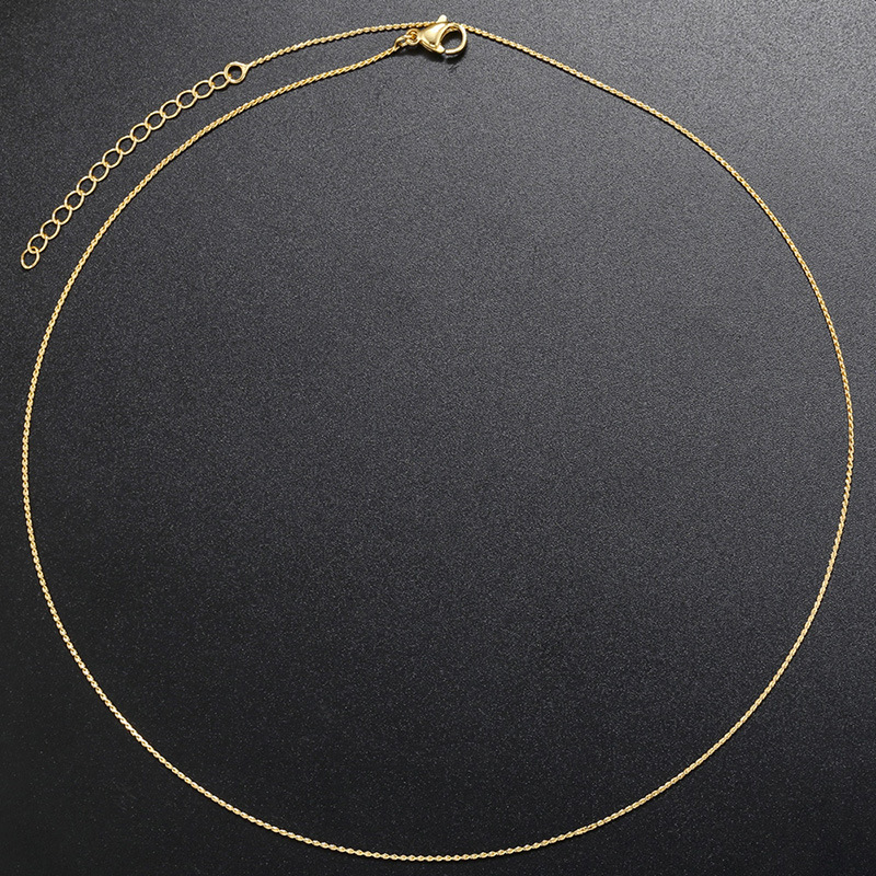 Simple Style Geometric Copper Gold Plated Necklace