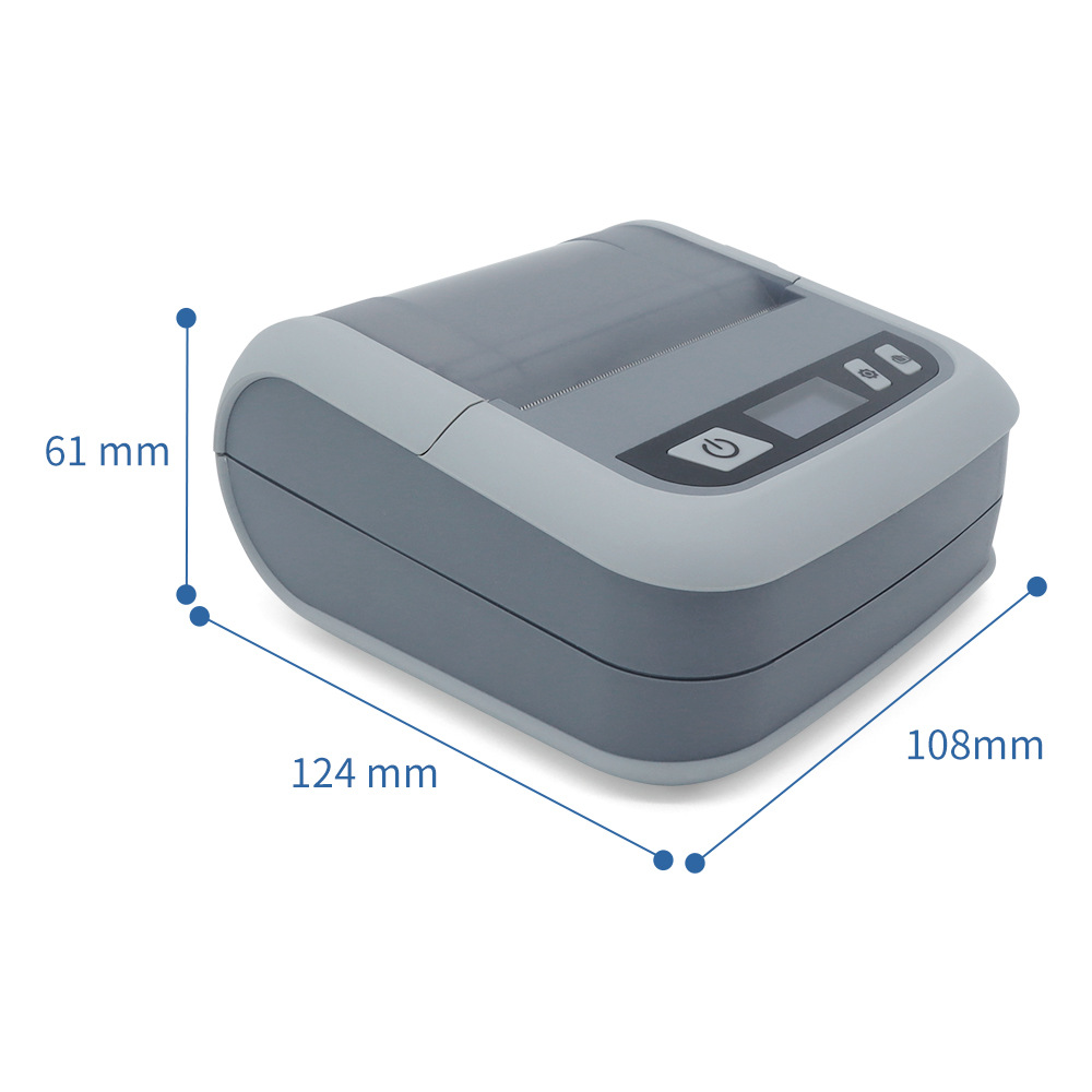 Portable Thermal Printer Takeaway Order Tickets Tags Office Barcode Printer Printer 5