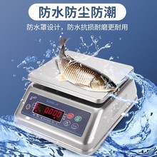 全防水电子秤水产海鲜秤全不锈钢防水计重秤食品厂电子秤