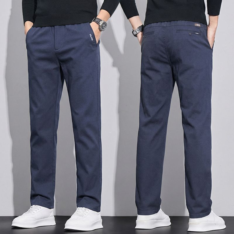 2026 Summer New Men's Casual Pants Business Trousers Elastic Straight Loose Comfortable Men's Pants 2026 Summer New Men's Casual Pants Business Trousers Elastic Straight Loose Comfortable Men's Pants