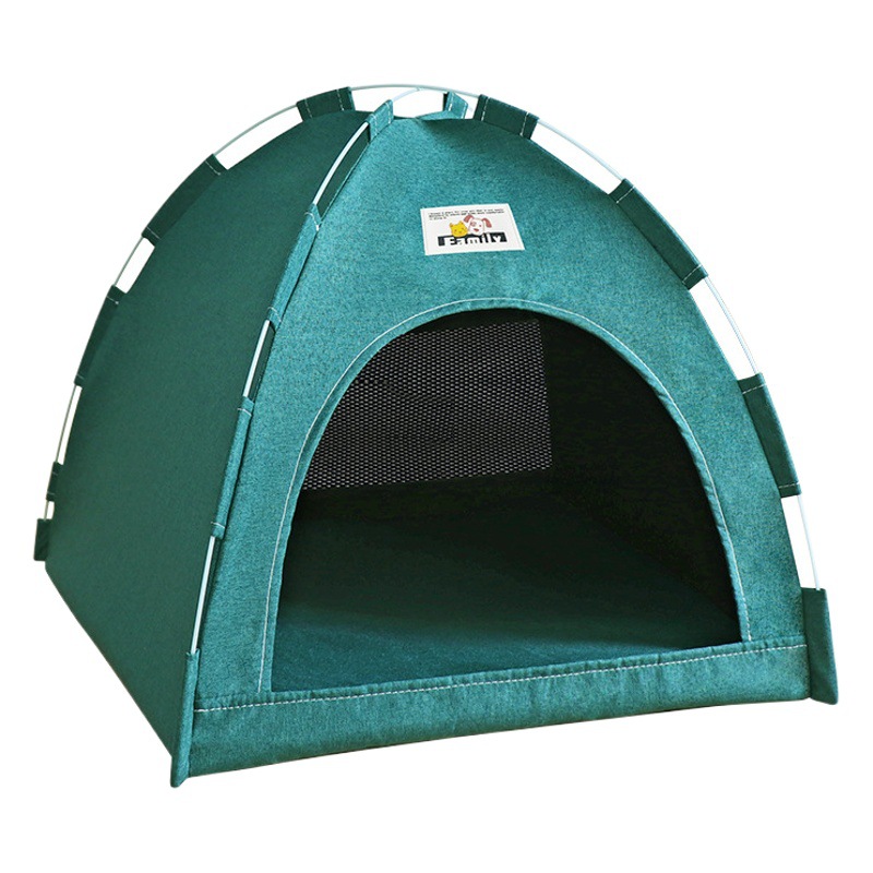 Carpa para mascotas transfronteriza Four Seasons universal gato y perro mascota Nido verano estera al aire libre transpirable plegable Casa del gato