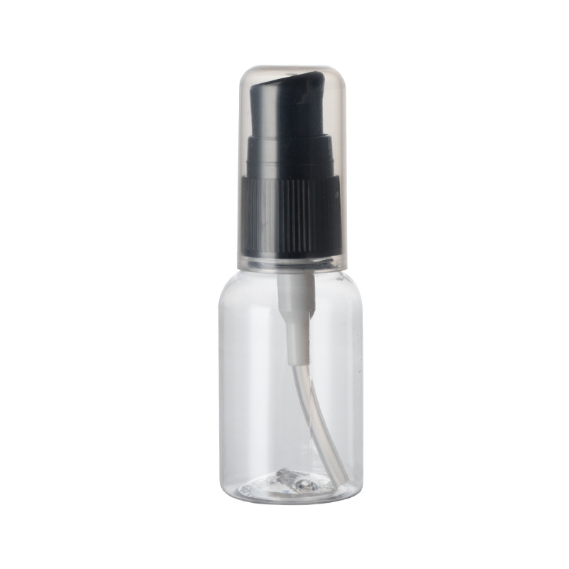 30ml cuello anillo transparente botella de hombro redondo bomba de polvo bomba de loción embalaje cosmético base líquida embalaje botella vacía para mascotas
