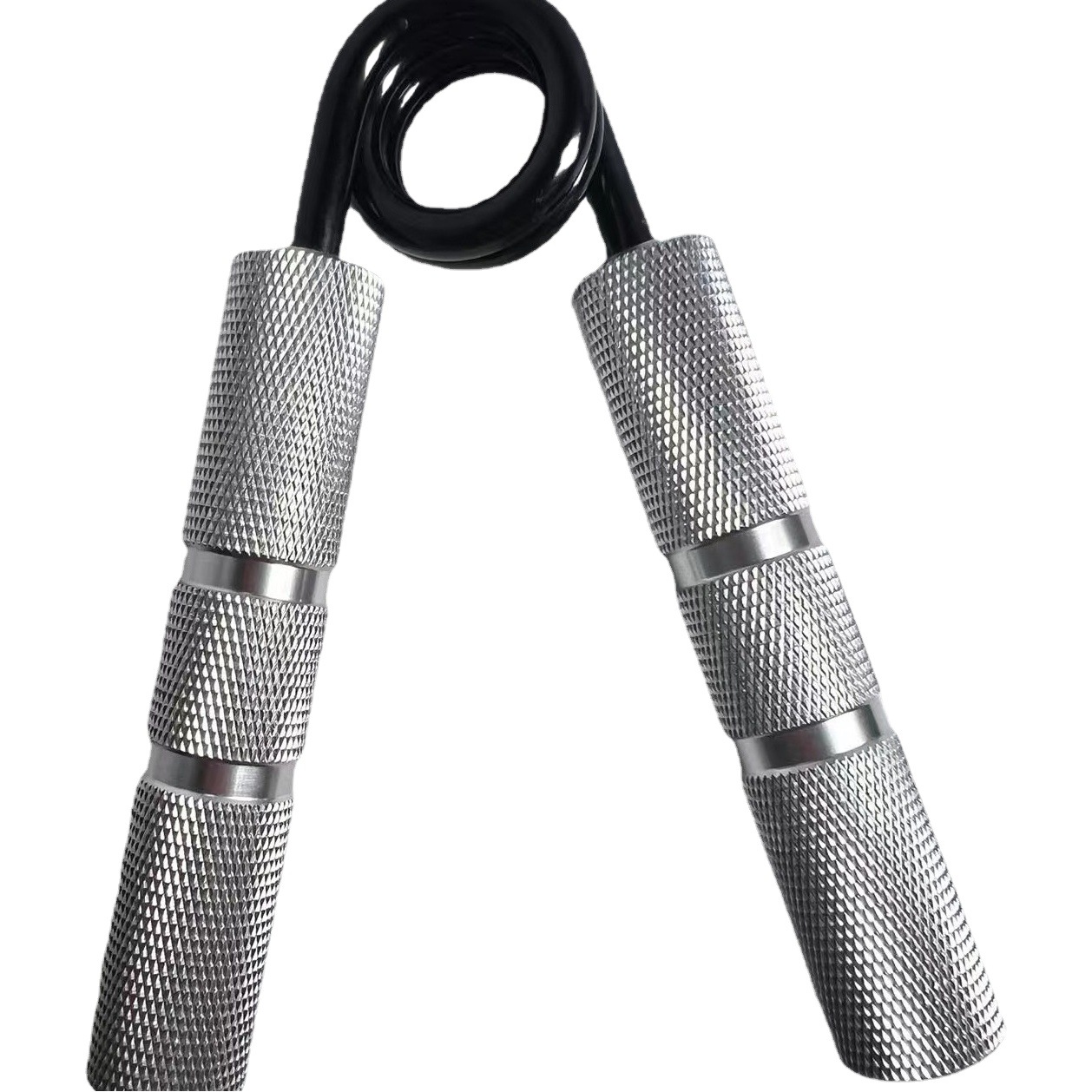 Todo-metal agarre brazo entrenador fitness dedo entrenador aluminio mango agarre primavera agarre