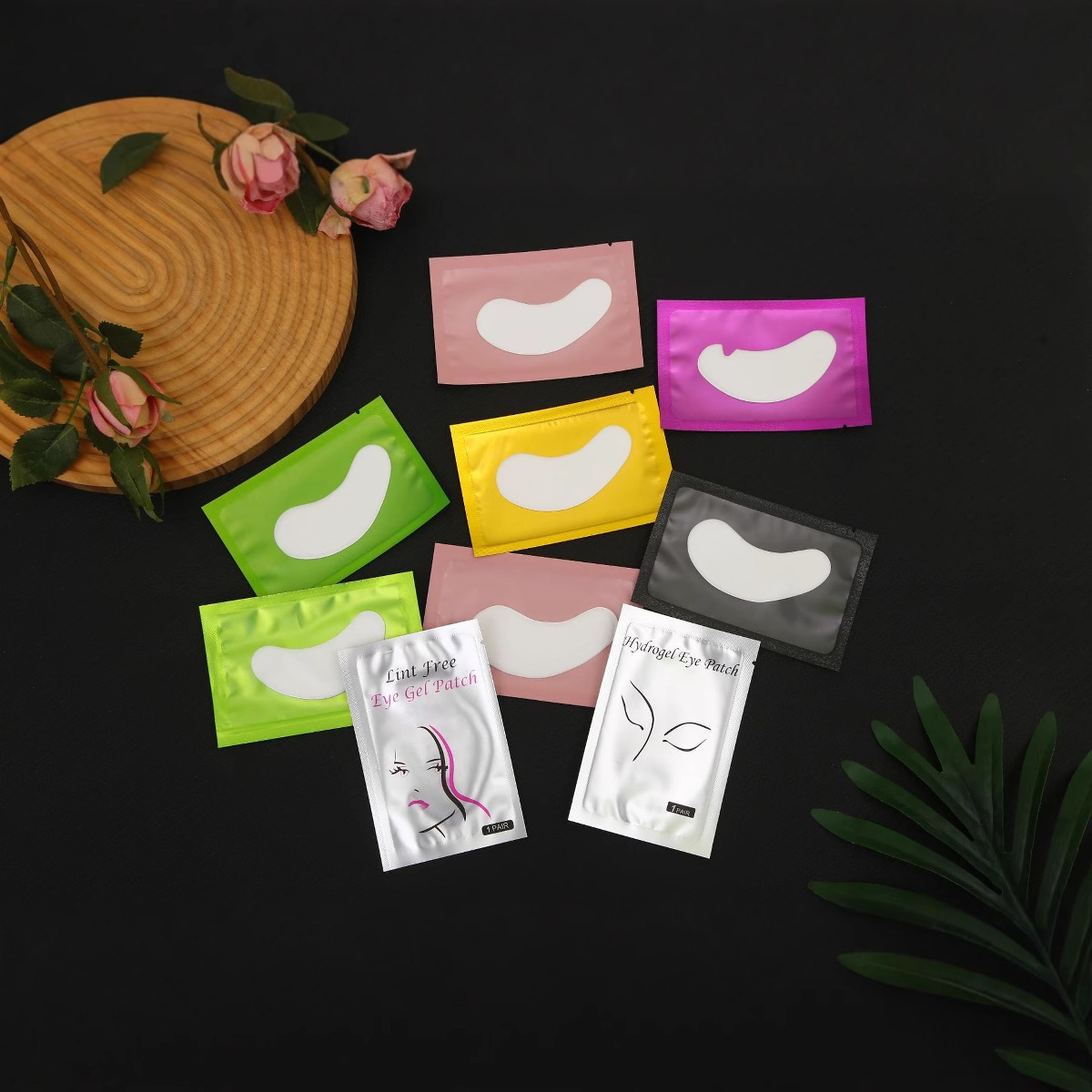 Parche de ojo de pestañas de injerto de comercio exterior Parche de ojo de colágeno de pestañas inferiores de aislamiento Parche de ojo de pestañas de plantación