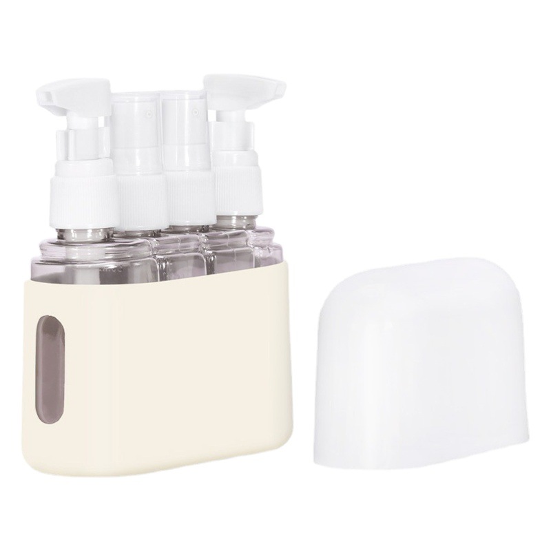 Amazon combinación traje botella de viaje FDA botella de spray botella de loción cosmética a prueba de fugas lavado sub-botella muestra