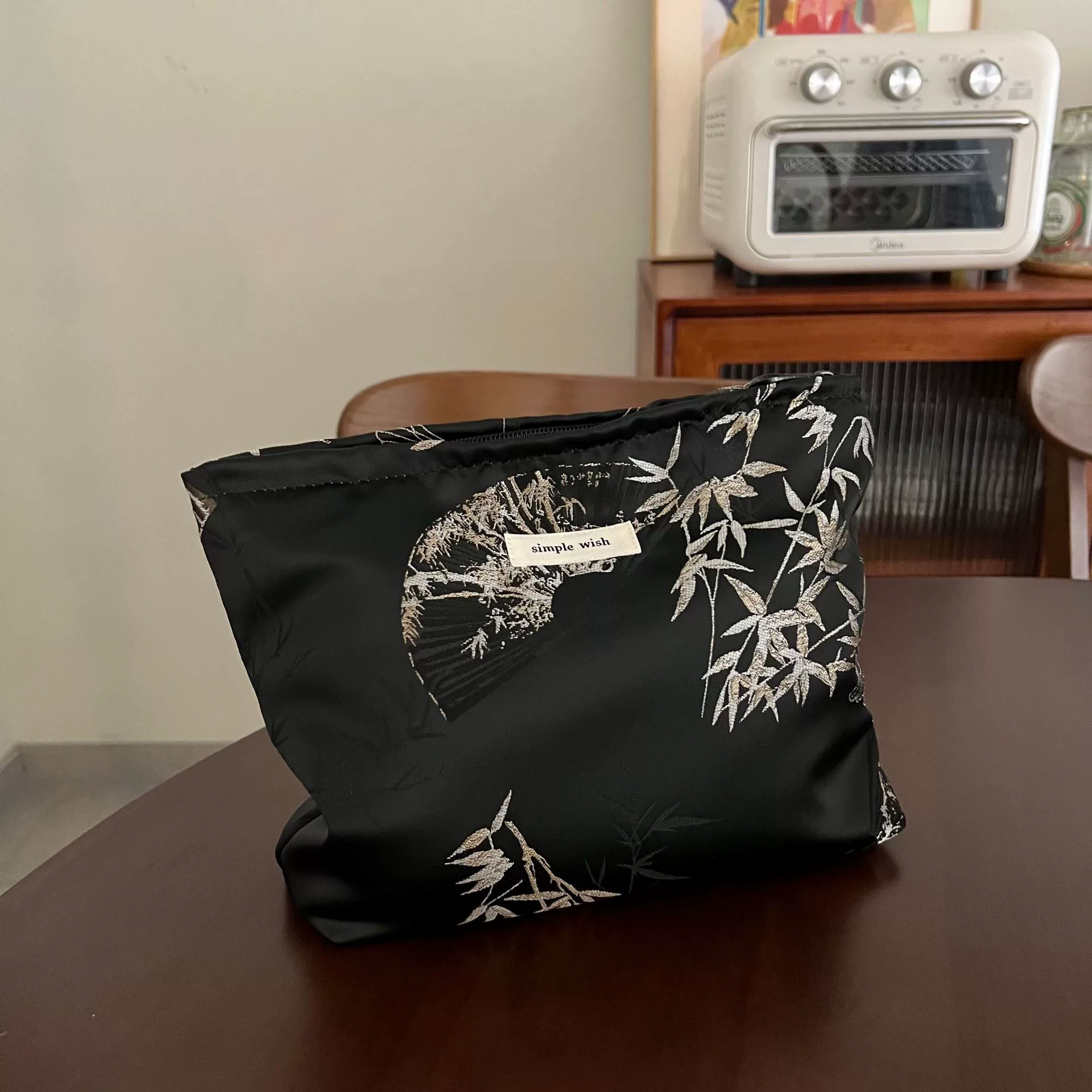 [Su Xibu bag] Черно-белая серая деревенская атмосфера, качественная косметичка, женские сумки, сумка-клатч, литературная ниша модели