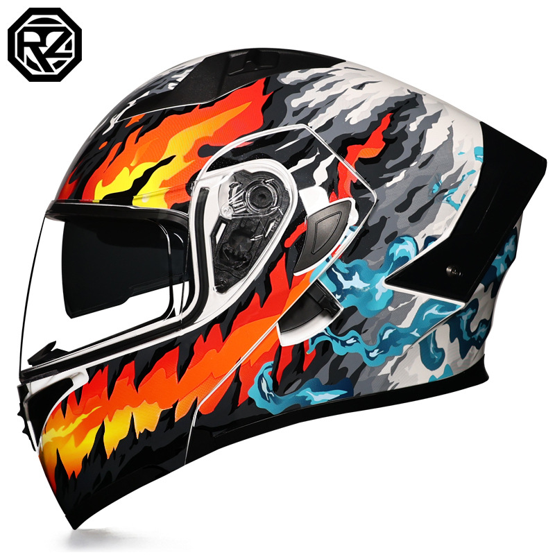 Casco Abierto para Motocicleta Orz Modelo 2025, Certificado DOT, Apto para Todas las Estaciones, Unisex, Seguro para Motociclistas