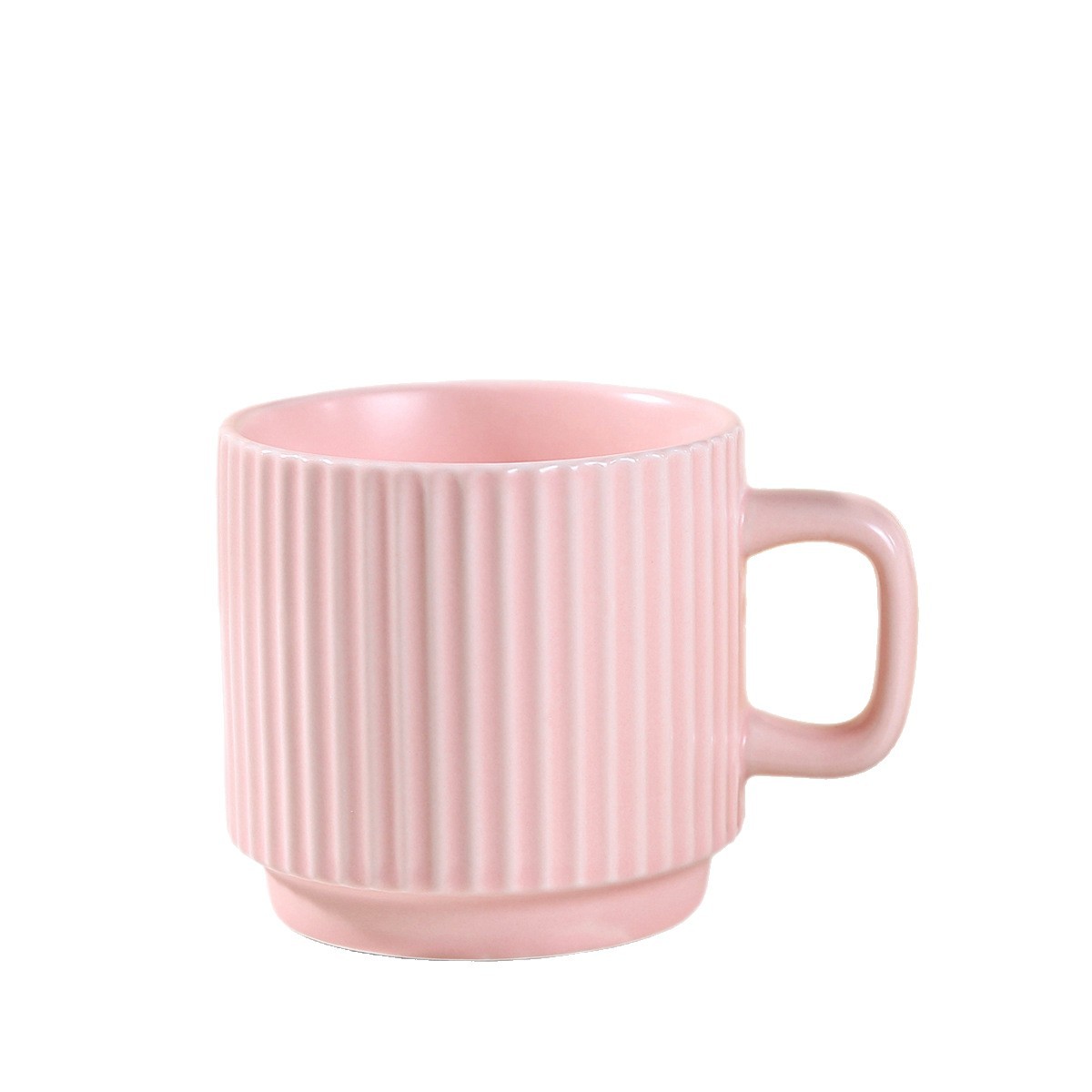 Tazas de cerámica de color caramelo, tazas de café al por mayor en la simple ceremonia de acompañamiento de insmacaron image 6