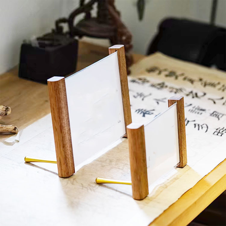 亚克力相框摆台实木拍立得相册相框证件明信片照片海报展示框