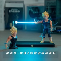 七龙珠磁吸小夜灯动漫周边贝吉塔赛亚人桌面摆件悟空龟派气功