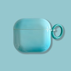 Airpods4 Bluetooth ヘッドセット保護カバー Pro2 フック 3 ソフトシェル第 1 世代新モデルに適したブルーのアップル