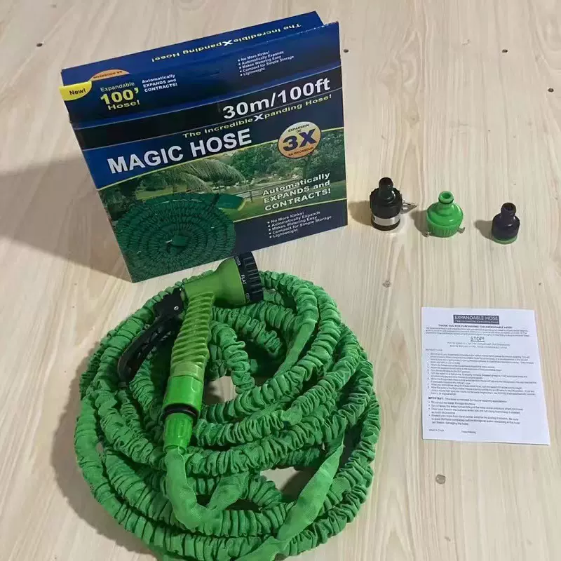 厂家直销神奇3倍伸缩水管多功能高压洗车水枪浇花神奇伸缩软管