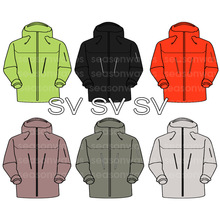 飞禽sv6代冲锋衣阿尔法硬壳全压胶防水户外服beta jacket LT情侣