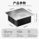 silver gray floor socket stainless steel floor hidden waterproof floor invisible flat five-hole floor socket