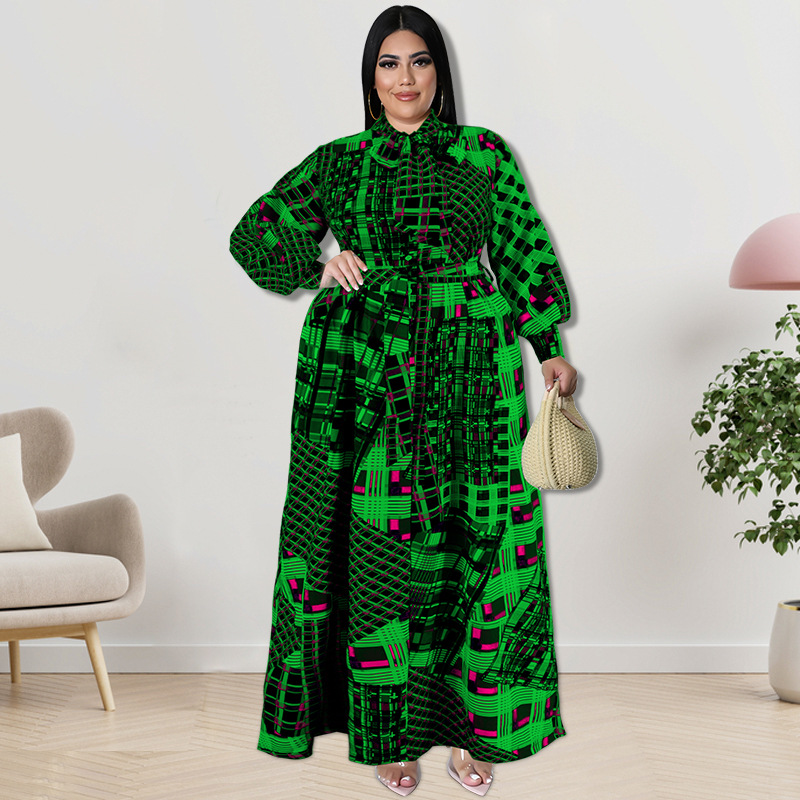 Women's Clothing Women's Plus Size Long Sleeved Collared Dress Style Autumn Clothing Long Sleeve For Formal & Casual For Women_ecoleips.com