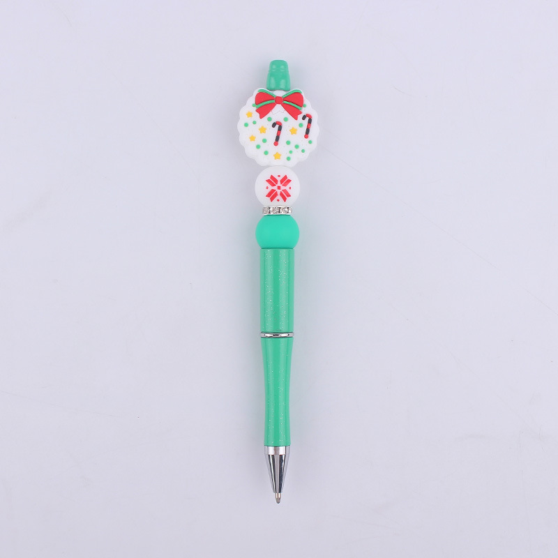 1 Piece Santa Claus Learning Daily Christmas Plastic Silica Gel Cute Ballpoint Pen display picture 4