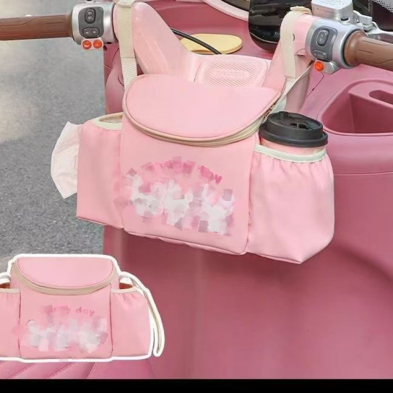 电瓶车中间前面挂包装饰摩托车防水可爱小包包电动车收纳包骑行包|undefined