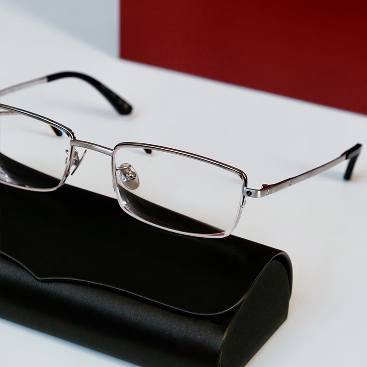 Luxurious 24K Gold Pure Titanium Glasses Frame for Men's Business Big Face Comfortable Half Frame Ultra-Light Gold Wire Myopia Frame Trend Luxurious 24K Gold Pure Titanium Glasses Frame for Men's Business Big Face Comfortable Half Frame Ultra-Light Gold Wire Myopia Frame Trend