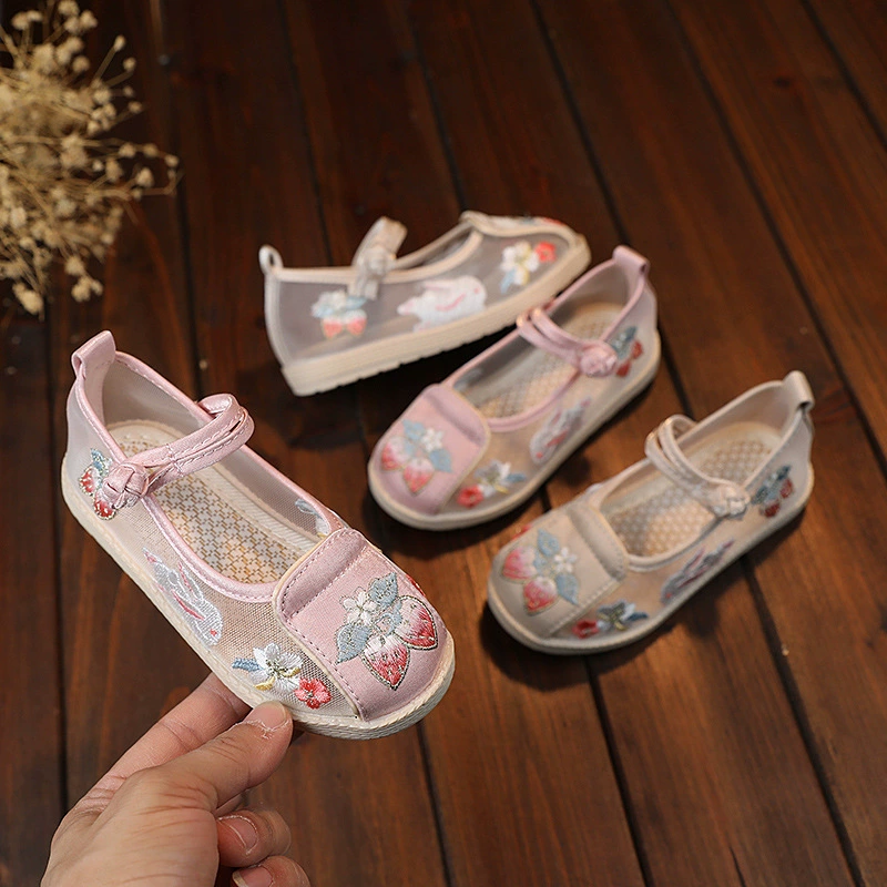 Hanfu вышитая обувь для девочек старая пекинская обувь из ткани