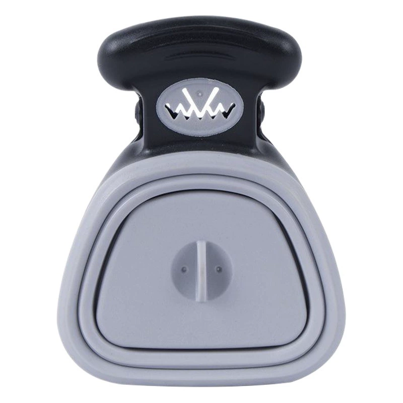 Складной портативный совок для уборки за собаками Hupu с креплением для мешка для мусора