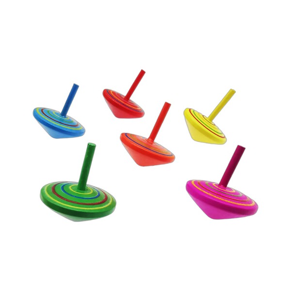 Wooden spinning top