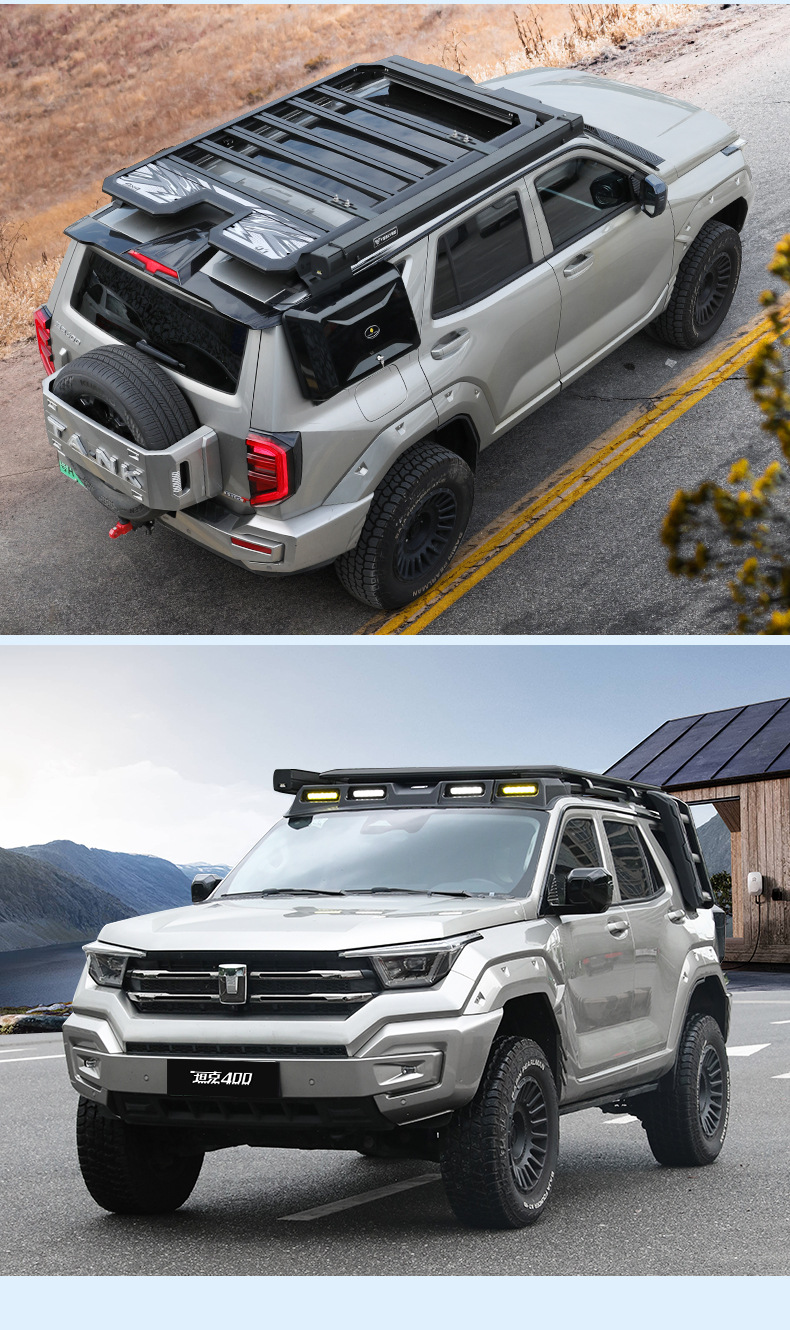 Tank 400 Modified Wind-Chasing Roof Luggage Rack Frame Crossbar Expansion Platform Side Tent Ladder Backpack Spotlight Special Edition