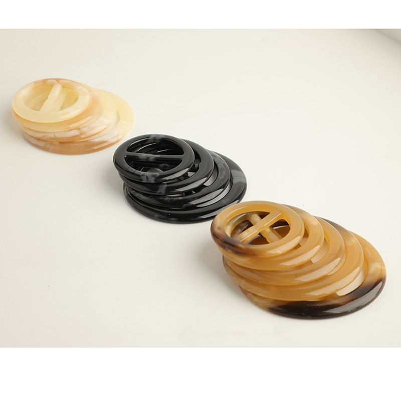 树脂腰带纽扣男女服装大衣风衣背包带调节钮扣圆形日子扣卡扣配件