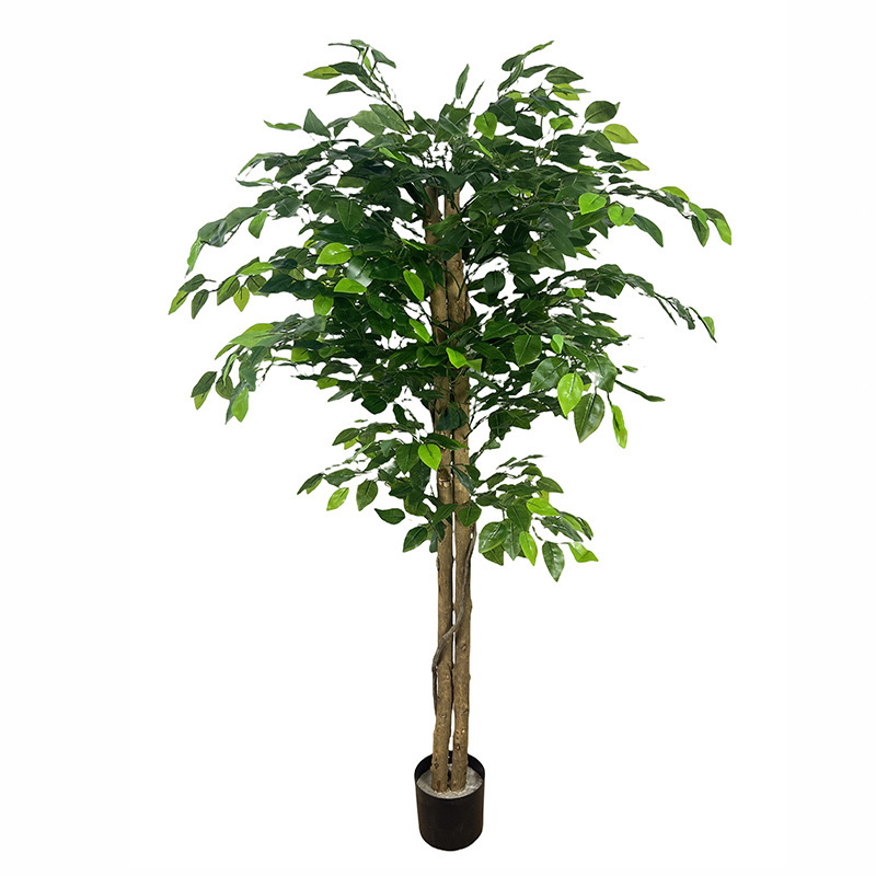 Simulación de plantas verdes, plantas en macetas, adornos de piso, bonsai, árboles artificiales, interiores, plantas grandes, decoración, simulación de plantas verdes falsas, al por mayor