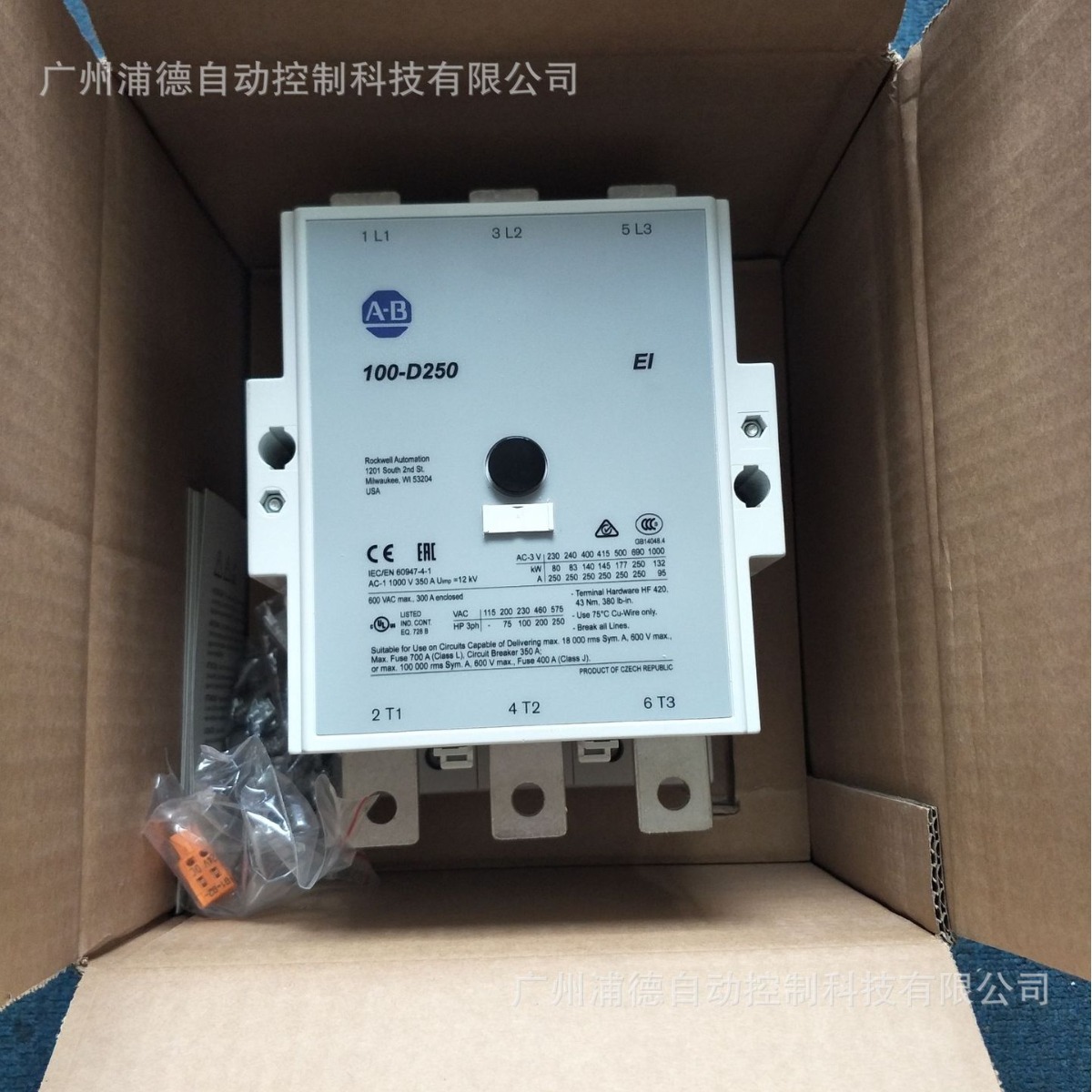 A-B 交流接触器100-D300EZA11原装现货24V
