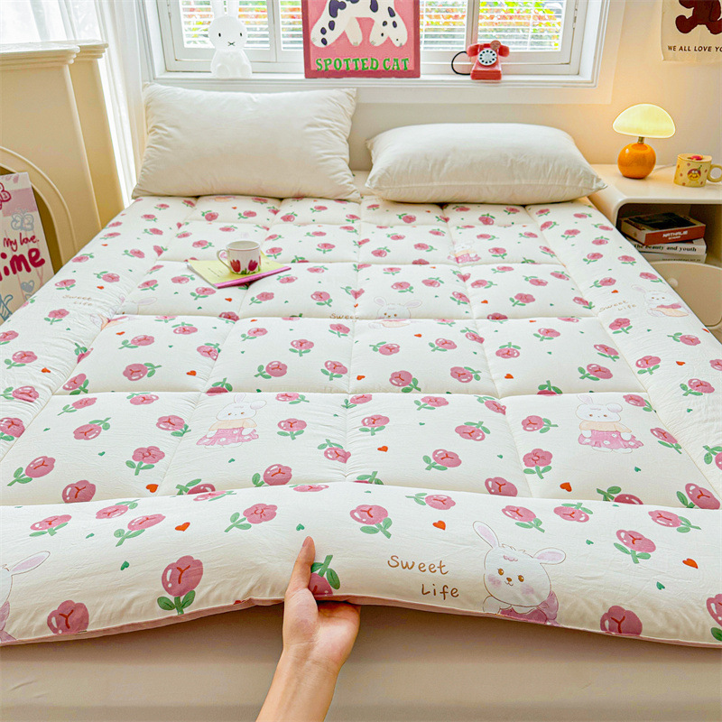 신장면 학생 기숙사 싱글/더블 면 매트리스 구름면 침실용 소프트 매트리스 침대 매트리스 이불 4 다다미