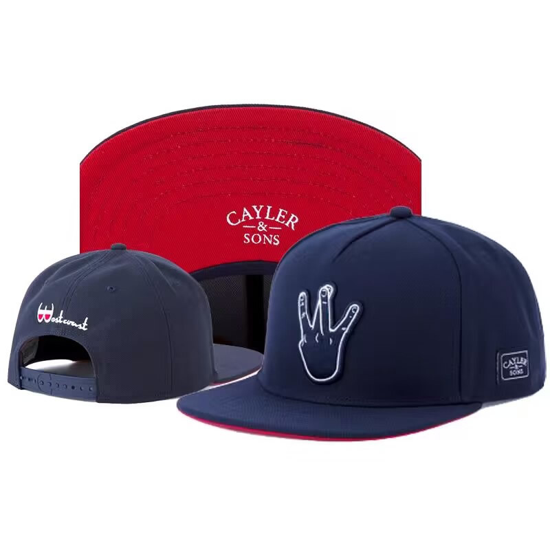 Sombrero de ala plana de comercio exterior, gorro de ajuste, gorro de coche, gorro de moda estadounidense, lote de entrega de una pieza de sol