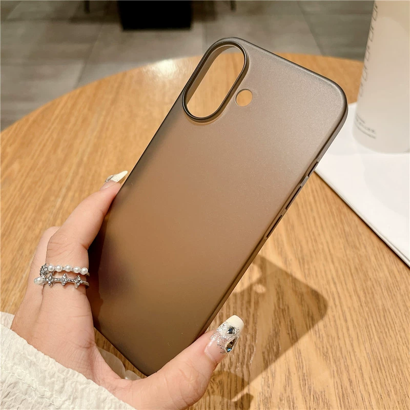 Apple, ультра-тонкая матовая прозрачная чехол для iPhone 17, чехол, совместимый защитный чехол, iphone, 16промакс, простой и элегантный дизайн