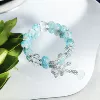 Бирюзовый, мотив бабочка